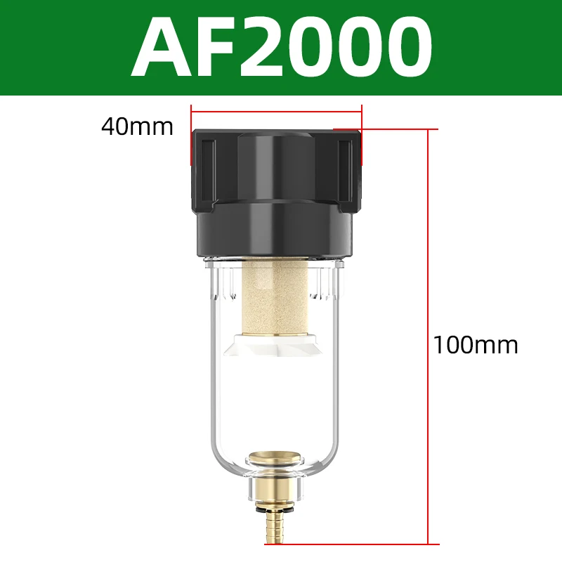 Reition AF2000 Pneumatic Parts Air Filter Accessory Source Treatment Unit for Compressor Oil water separation