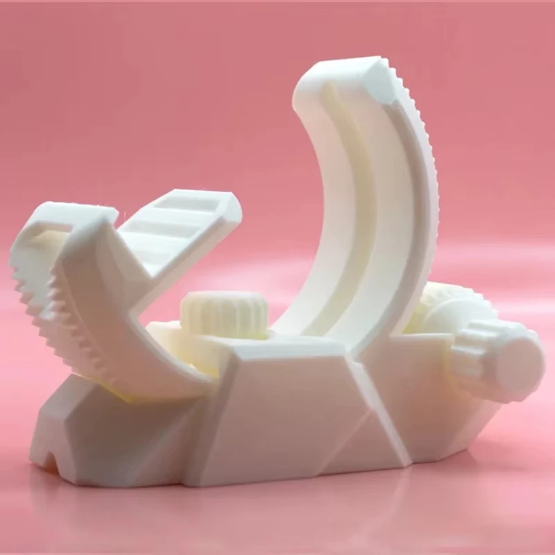 حامل هاتف تروس قابل للتعديل لسطح المكتب، تصميم تروس محمول وعملي أ