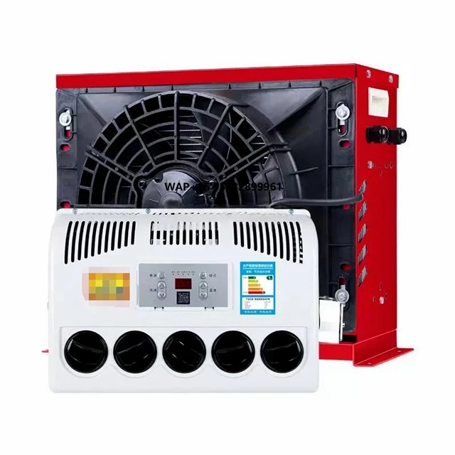 Car Air Conditioner 24V/12V Refrigeration Split Parking Electric Air Conditioner Suitable Trucks Excavators Loaders
