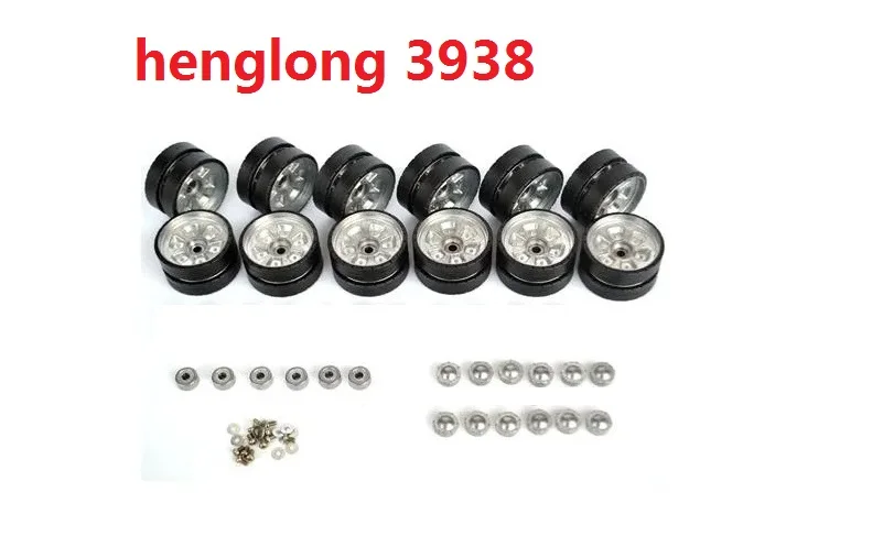 

henglong 3938 3938-1 Russian T90 1/16 RC tank upgrade parts metal wheels hub set