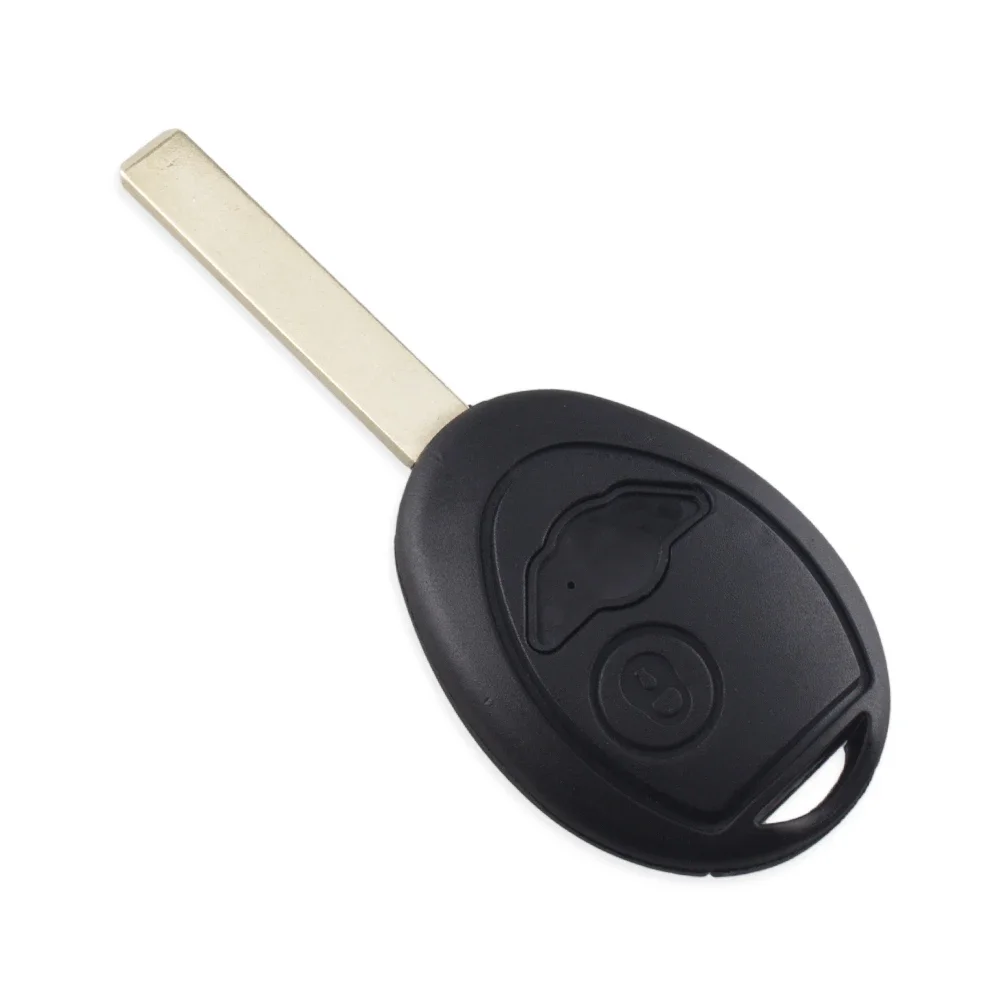 KEYYOU For BMW Mini Cooper S R50 R53 Rover 75 For BMW Remote Car Key Case Cover 2 Button Uncut Blade Key Shell Fob