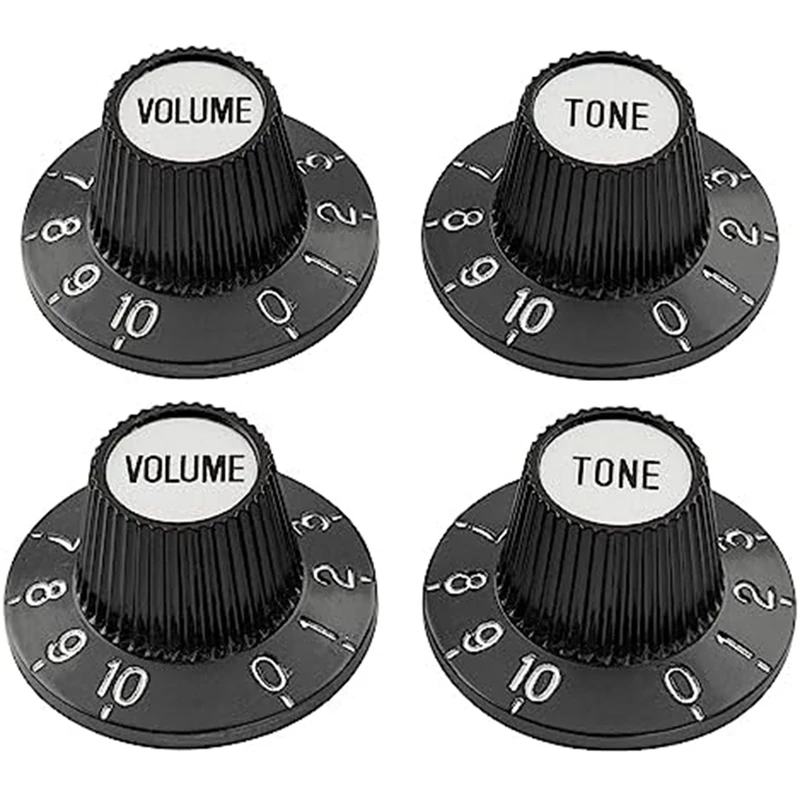 Witch Hat Knobs Top Hat Knobs Tone Volume Control Knobs For Electric Guitar Bass Amplifier Effect Pedal