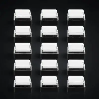 15Pcs DIY Ink Pad Premium Sponge Reusable Stamp Pads for Craft Scrapbooking Fingerprint Art Classroom Office Use