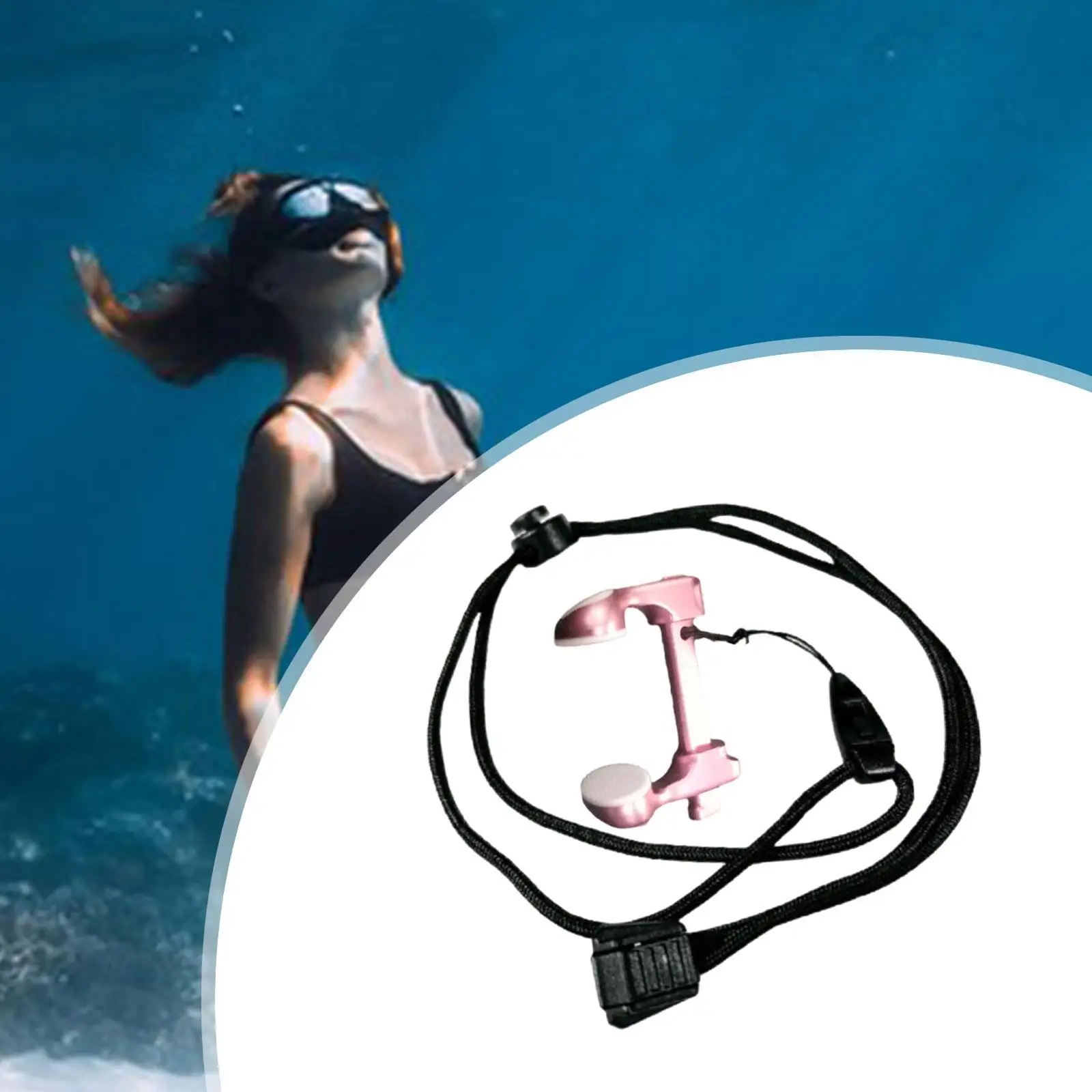 Swimming Nose Plug Pink Beginners Diving Nose Clip for Diving Outdoor Pool