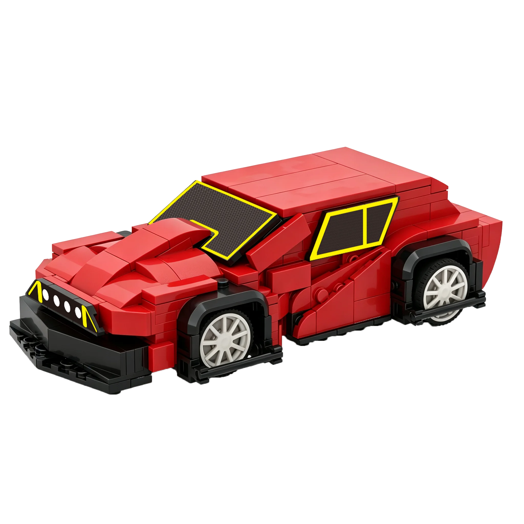 MOC TIV‑2 Tornado Intercept Vehicle Storm Chasers Building Blocks Set, Red Storm Chase Car Model Bricks, DIY Collectible Gift,