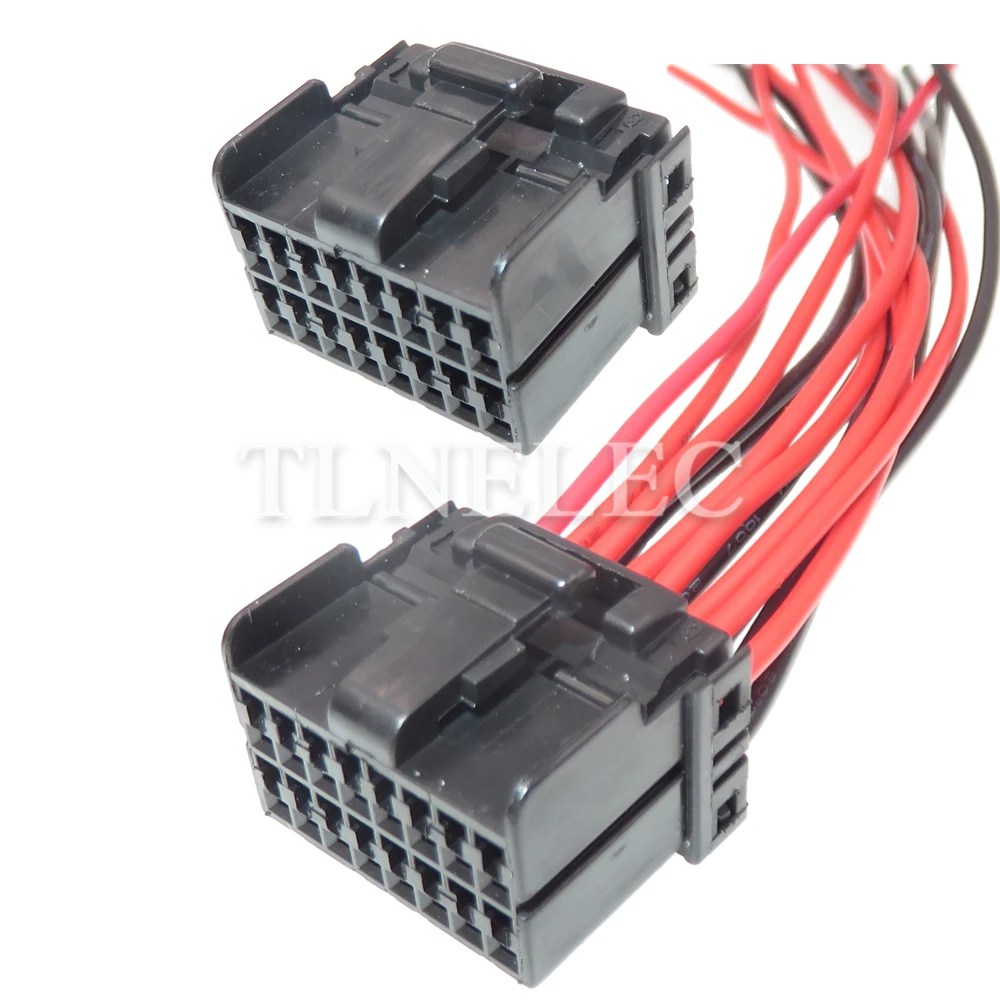 

16 Pin Way Car PCB Connector with Wires Automobile Wiring Terminal Sockets 174046-2 174053-2 174046-1