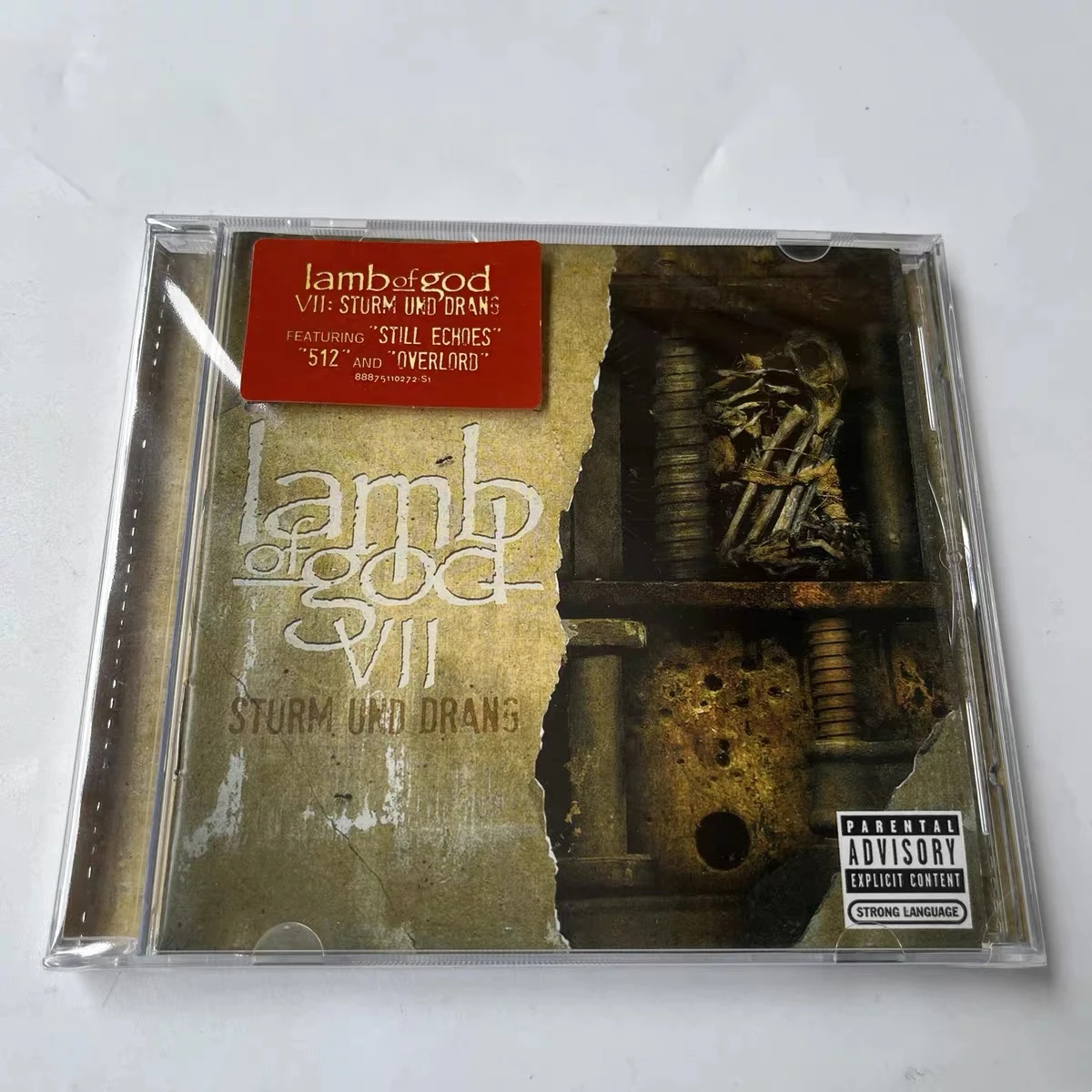 Rock band Lamb of God tony Blythe Music CD VII Sturm Und Drang Album Music Record Cosplay Walkman Car Party Soundtracks Box