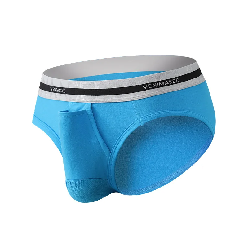 Man Sexy Lingerie with Penis Pouch Scrotal Testicle Support Sheath Boxer Briefs Varicocele Breath Physical Underwear Open Hole