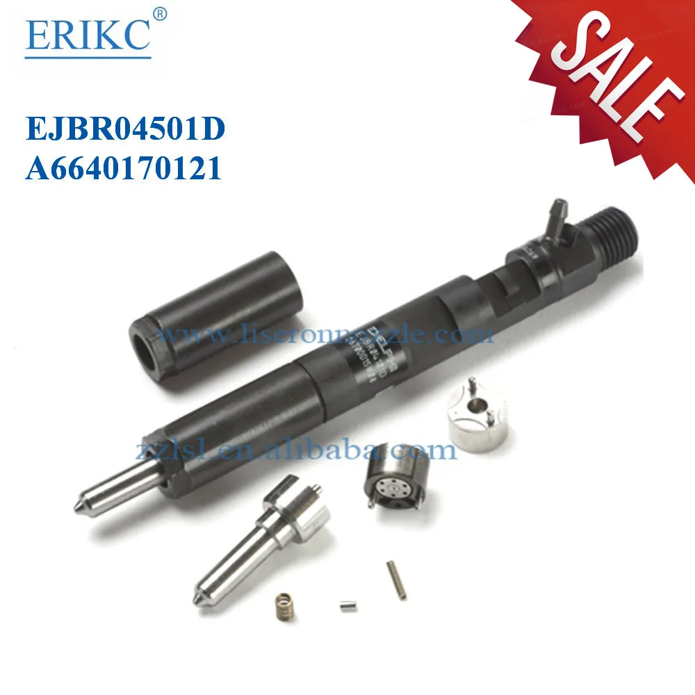 ERIKC EJBR04501D Injector Diesel CR Injection EJBR0 4501D for A6640170121 Nozzle L244PBD L244PRD Valve 9308-622B