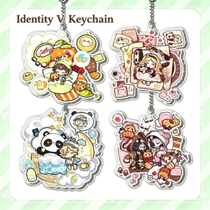 Identity V Acrylic Keychain Mercenary Meteorologist Wu Chang Little Girl Smooth Edge Keyring Exquisite Game Character Pendant