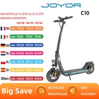 JOYOR C10 Electric Scooter 500W 48V 10.4Ah E-Scooter 45km/h Speed 30-50km Range 10'' Tires Foldable Electric Scooters 120kg Load