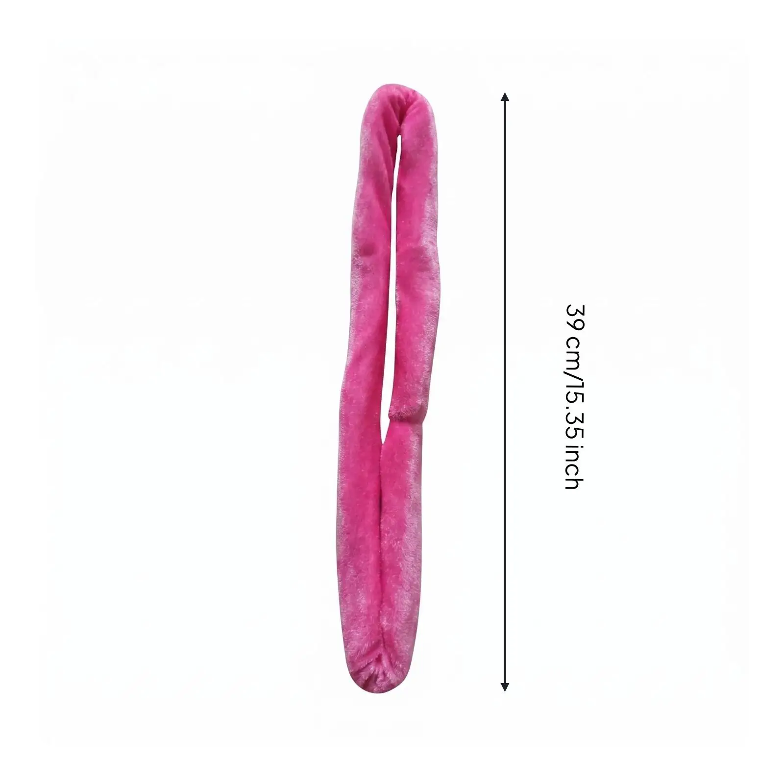 Padded Velvet Aerial Dance Ring Enhanced Center Loop Strap for Performer Training and Practice Use