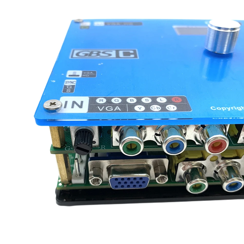 Gioco arcade Convertitore RGBS RCA/VGA a VGA/RCA Schermo LCD Convertitore di scansione VGA/SCART a VGA Supporta 1080P per console PlayStation2