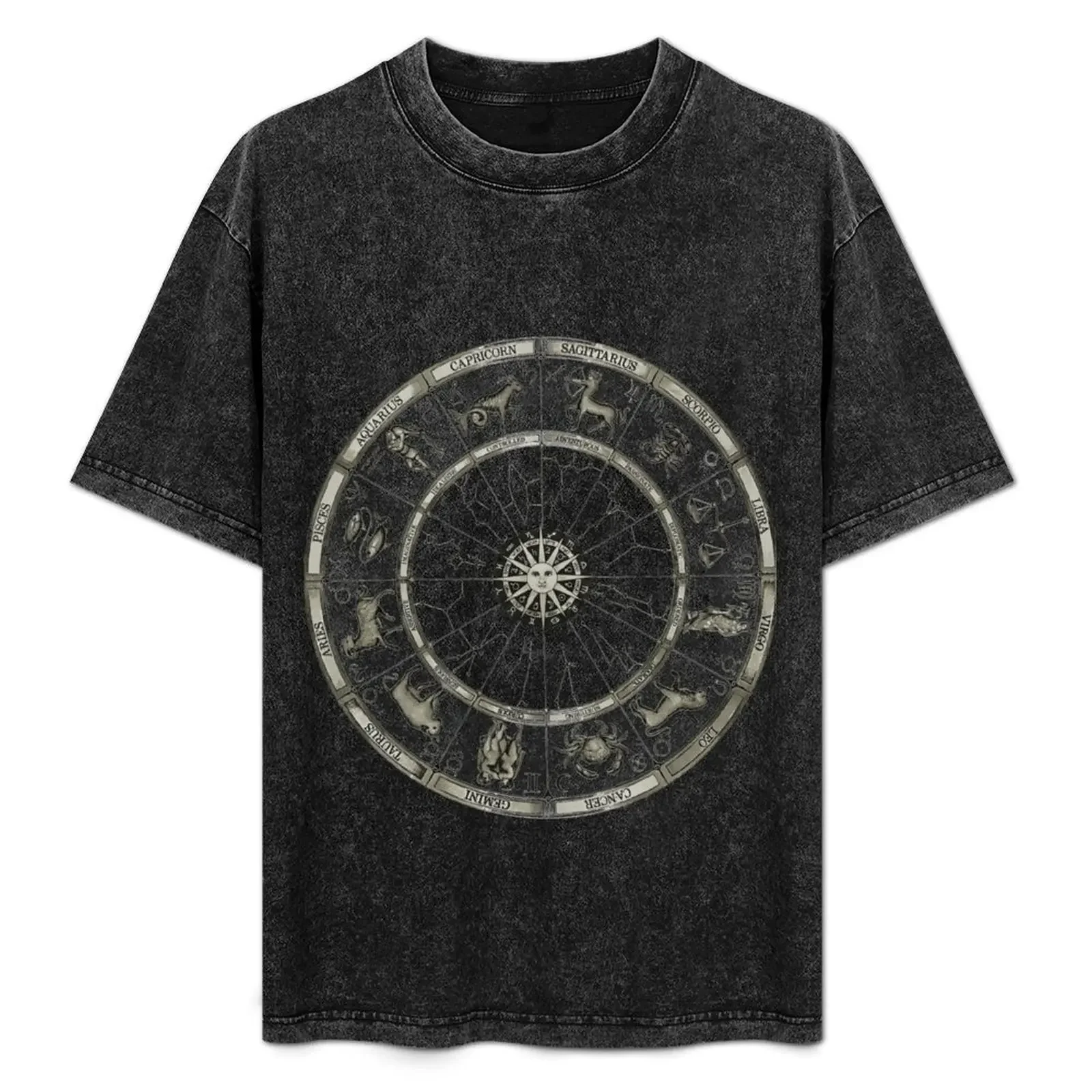 Astrological Clock T-Shirt animal prinfor boys cute tops mens t shirt