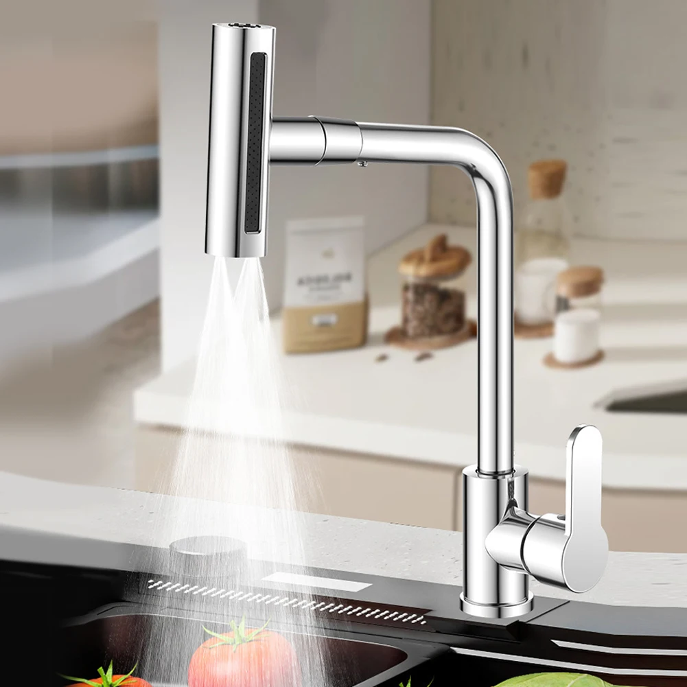 

360 Degree Swivel Faucet Kitchen Sink Faucet 4 Modes Bathroom Faucet Multifunctional Drinking Water Faucet for Kitchen Bathroom