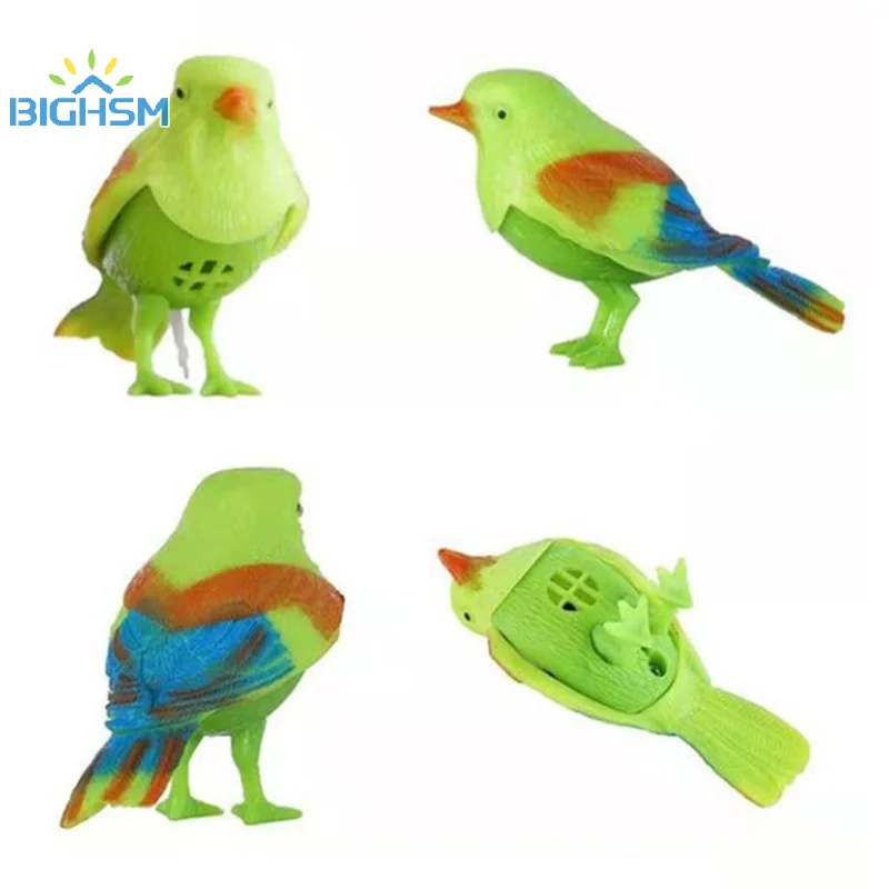 Funny Voice-controlled Mini Bird Magical Voice Activate Chirping Sound Control Beautiful Singing Birds Novelty Toys