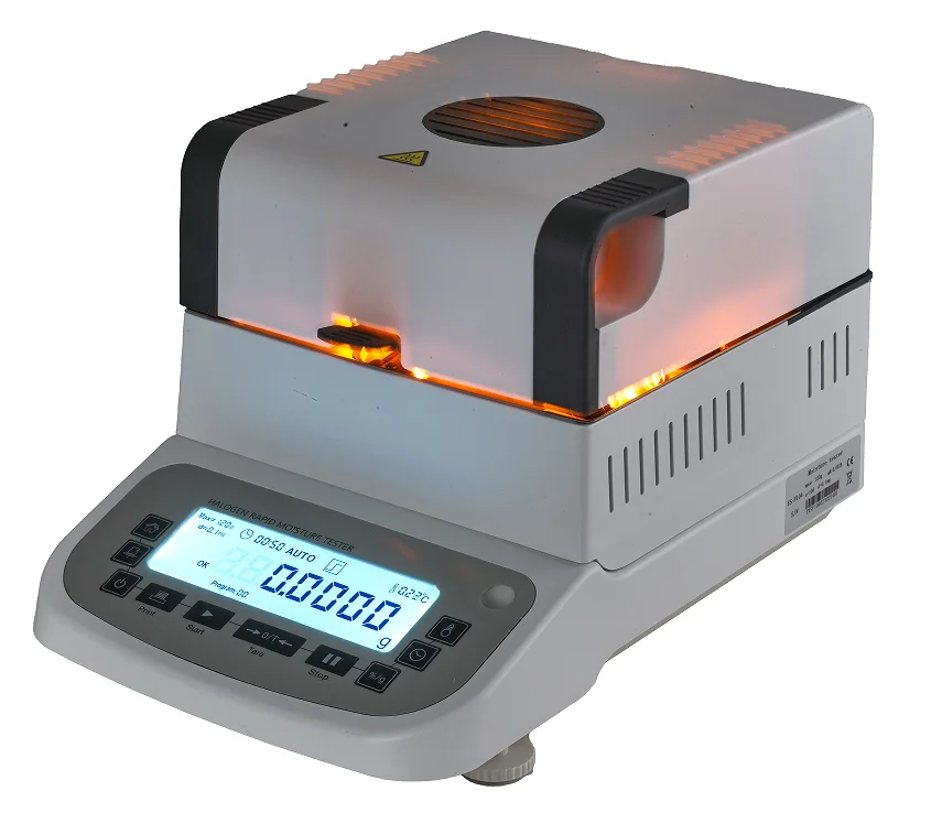 

120G 0.1mg 1mg 2mg 5mg moisture content test dryer moisture analyzer food