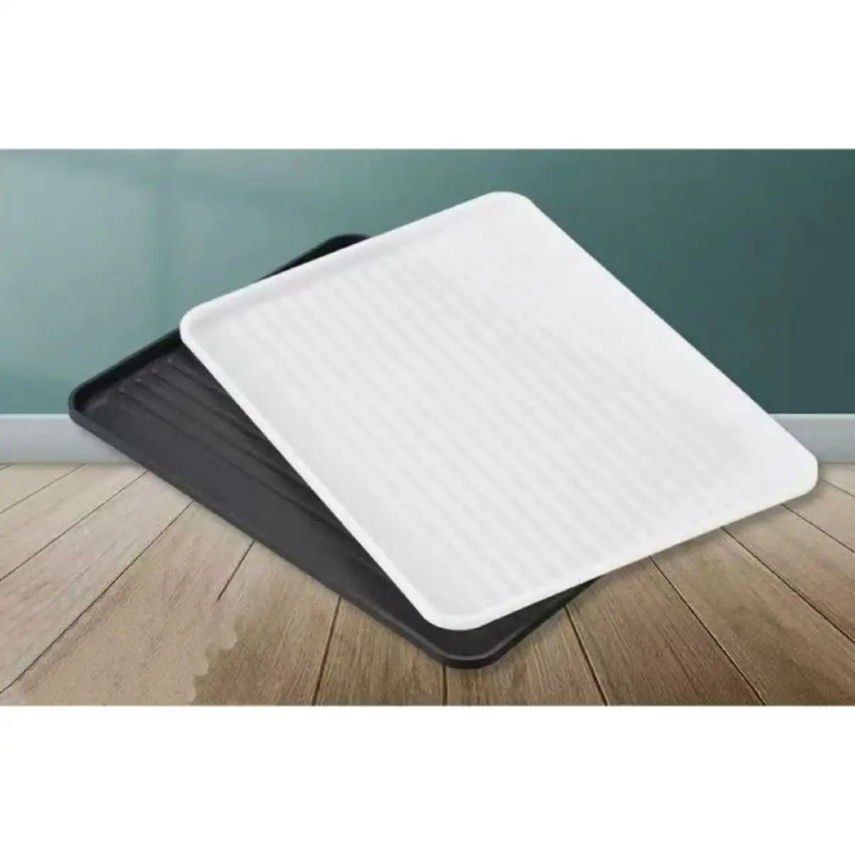 Durable Silicone Under-Sink Mat - Waterproof Drip Tray Liner For Kitchen & Bathroom Cabinets, Easy-Clean Storage Solution