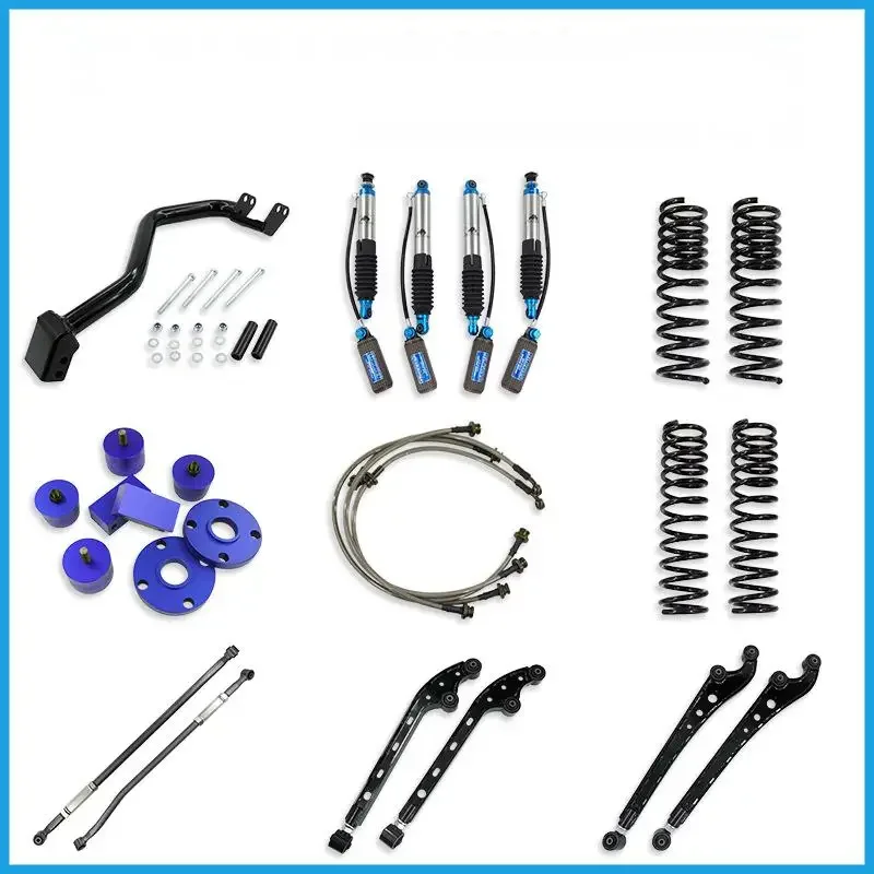 Adjustable Coilover Suspension Kit for Suzuki Jimny 4X4, Off-Road Shock Absorbers, 2-6 Inch Lift