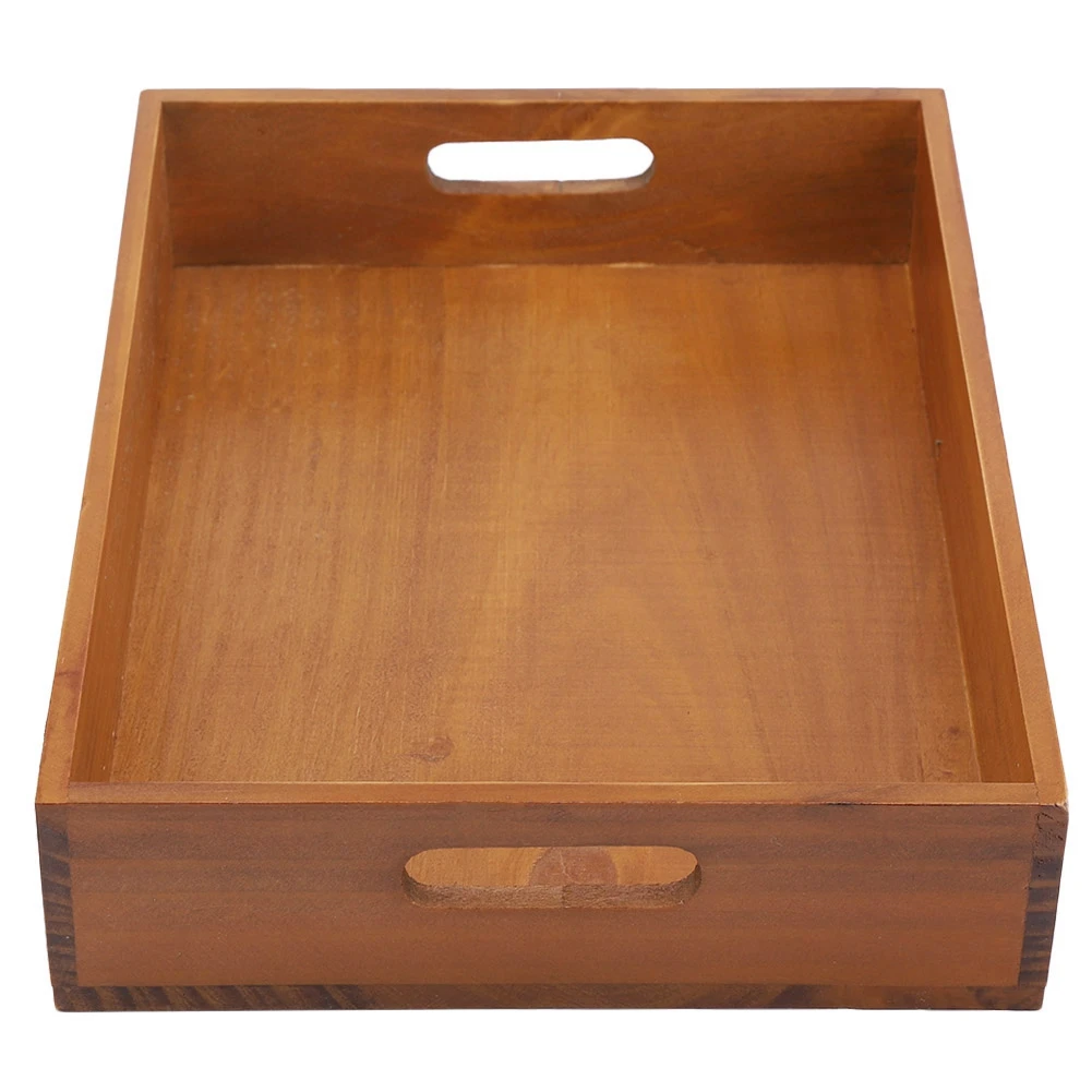 Garden Wooden Planter Garden Wooden Pot Wooden Pot Garden Wood Box Retro Natural Hollow Garden Flower Wooden Planter Pot Box