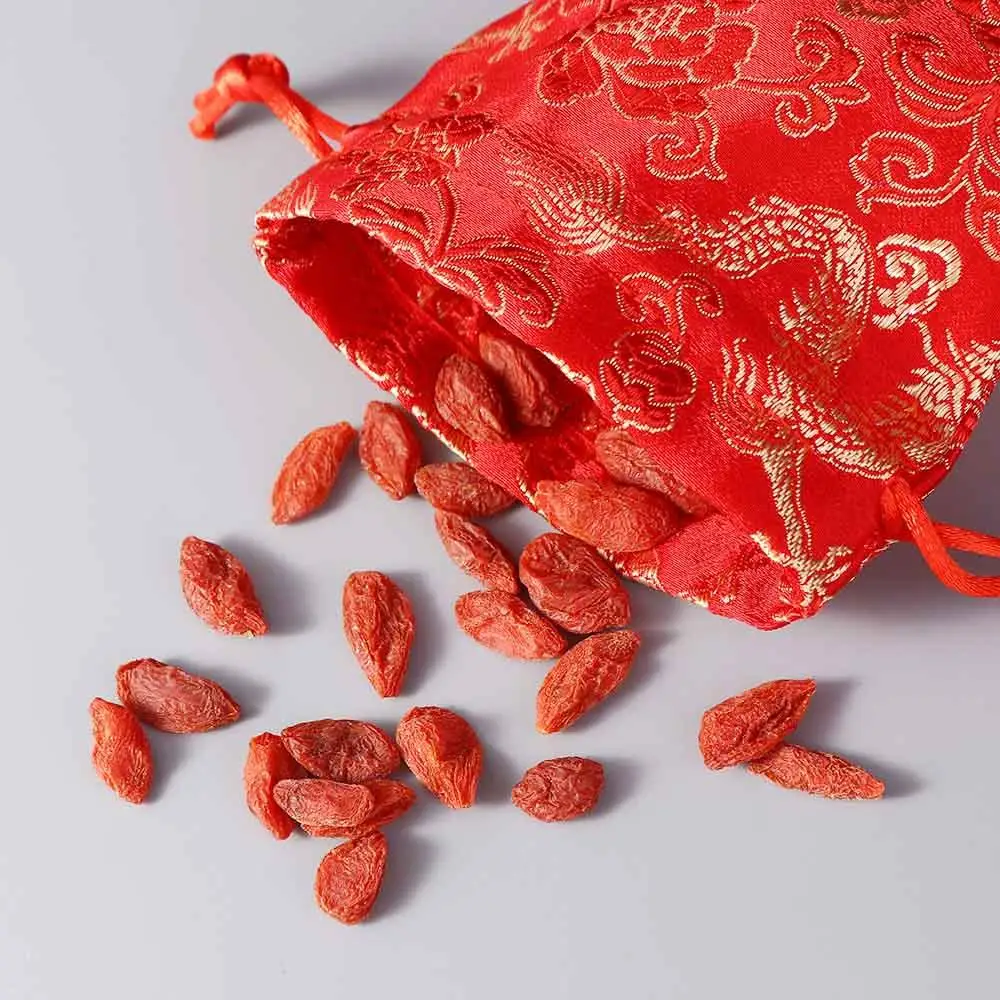 Mini Favour Wedding Gift Party Drawstring Satin Jewelry Packaging Bag Pouch Storage Bag