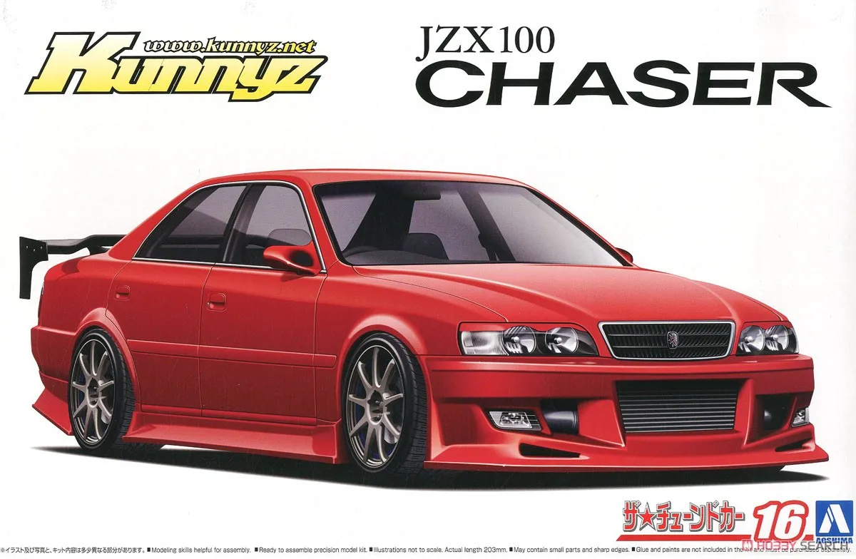 

Aoshima 06310 Static Assembled Car Model 1/24 Scale For Kunny z JZX100 Chaser Tourer V 1998 car model kit