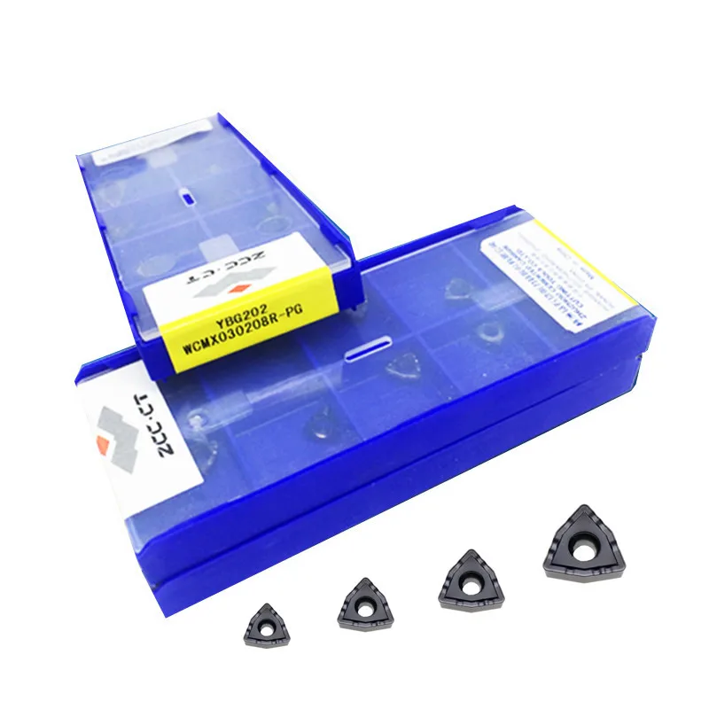 ZCC.CT WCMX030208R WCMX040208R WCMX050308R WCMX06T308R WCMX080412R-PG YBG202 YBG201 U Drill Carbide Insert WCMX Inserts