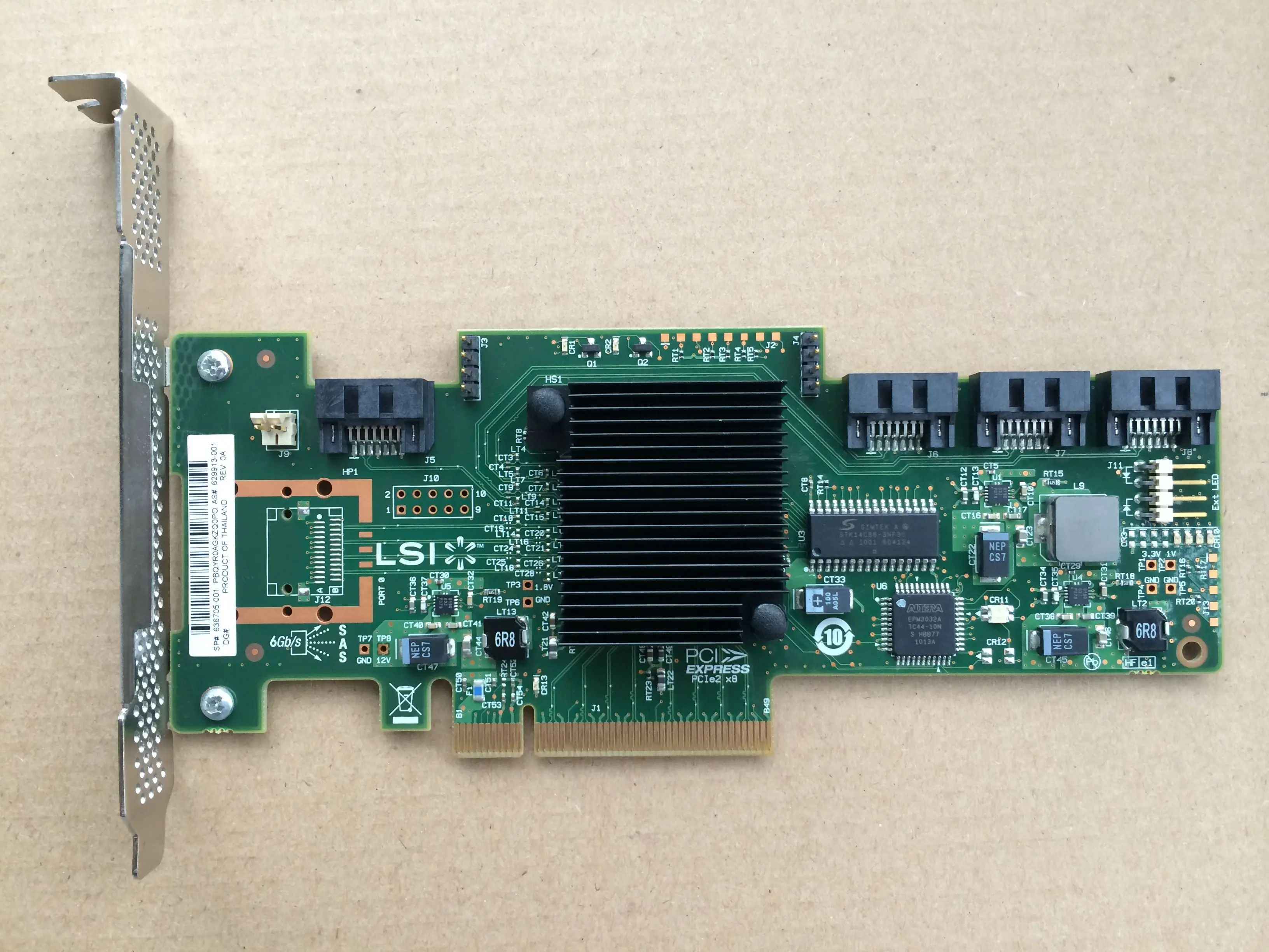 

LSI 9212-4i SAS 6GB 4-port RAID 0/1/1E/10 RAID Controller Card