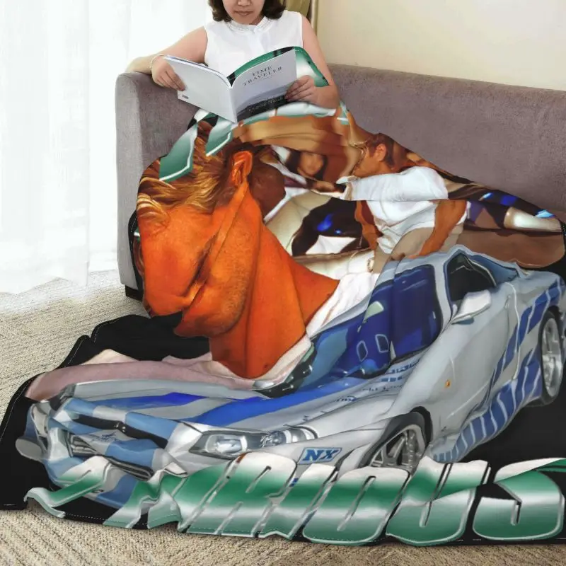 The 2 Fast 2 Furious Paul Walker,Fast And Furious Blanket Sheet Fashion High-Grade Skin Friendly Decorative Sofa