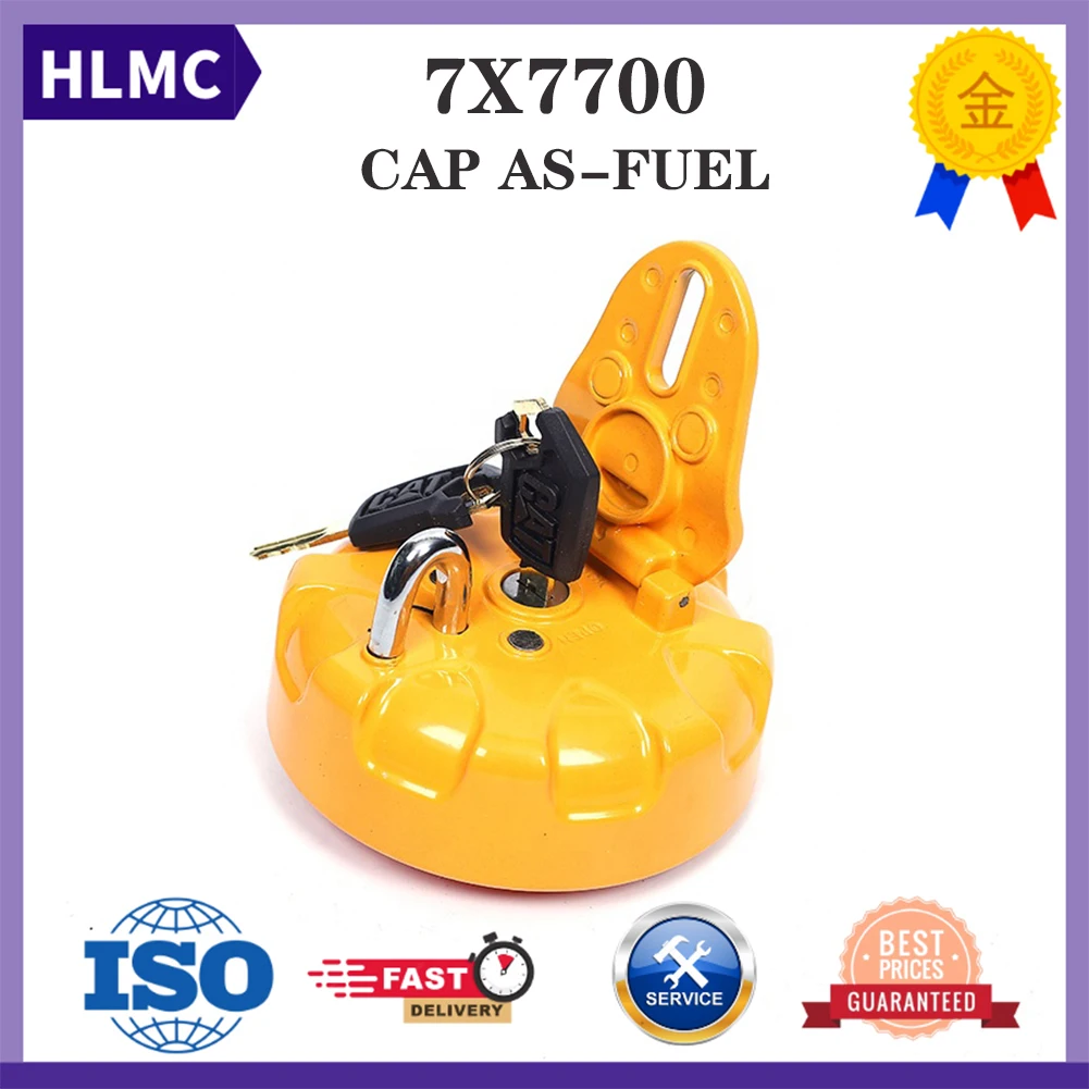 

CA7X7700 7X-7700 7X7700 Excavator Fuel Tank Cover E320 E320D E320B E320C Fuel Oil Tank Cap With Keys