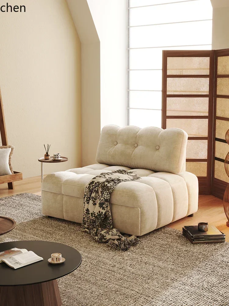 

DSA Modern Simple Light Luxury Single Folding Sofa Bed Small Apartment Living Room Chenier Retractable Pulling Sofa