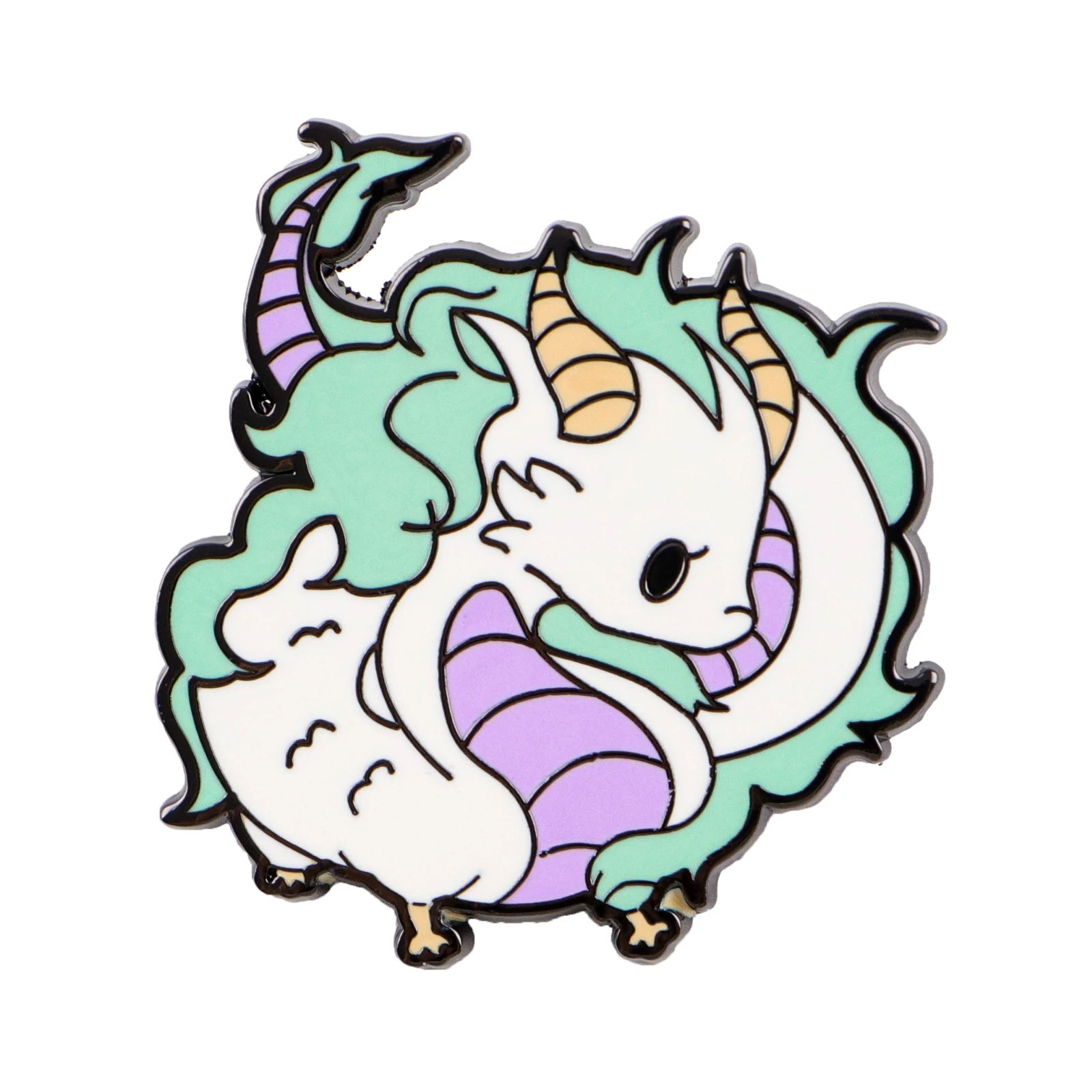 Bonito dragão branco esmalte b - Embroidery Illustration avaliação e preço