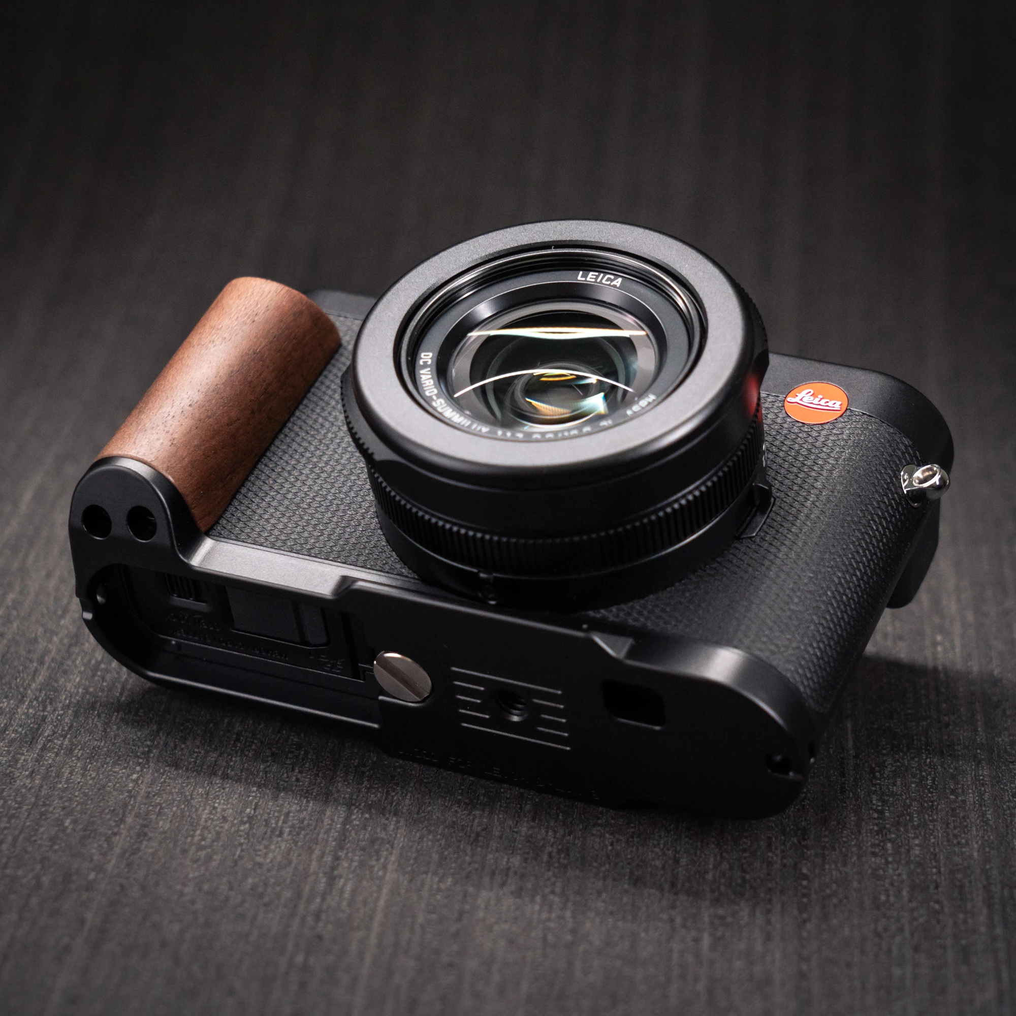 YUWOOD DLUX8 L-förmige Montageplatte mit Holzgriff für Leica D-lux8, integrierte Arca-Swiss-Schnellwechselplatte für Arca-Typ-Stativ – Detail 12