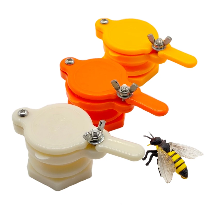 

Bee Honey Tap Gate Valve Beekeeping pump Extractor Bottling Durable Nylon Flow Port Beekeeping Equipment hive Tool