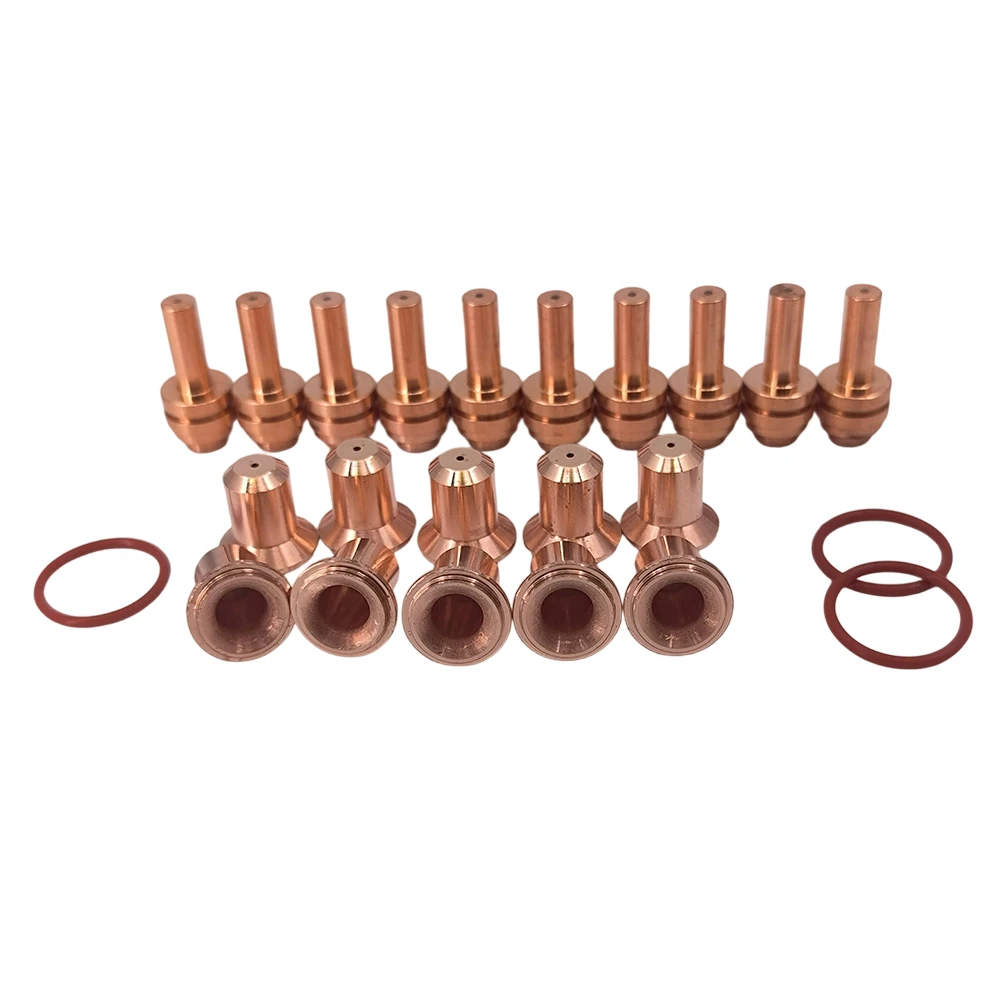 23 個のプラズマ電極チップ O リングセット ホバート エアフォース 400 カッター用 ICE25C ICE27C トーチモデルと互換性あり