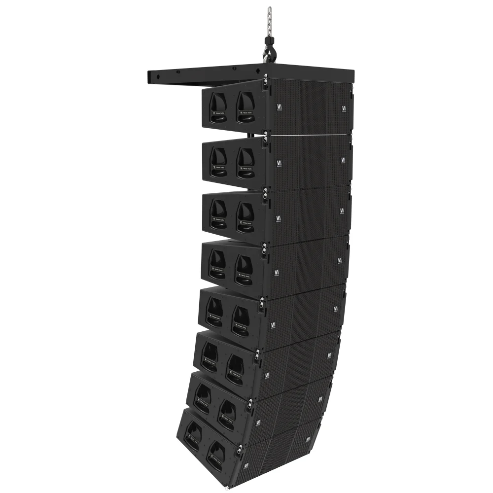2024 10-Inch Wooden Bracket for Outdoor Stadium Sound Systems Line Array Speaker for Outdoor Use