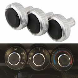 Car AC Air Conditioning Knob Heat Control Switch Button Knob for Honda Old Fit 2002 - 2010 AC Knobs Aluminum Alloy Accessories