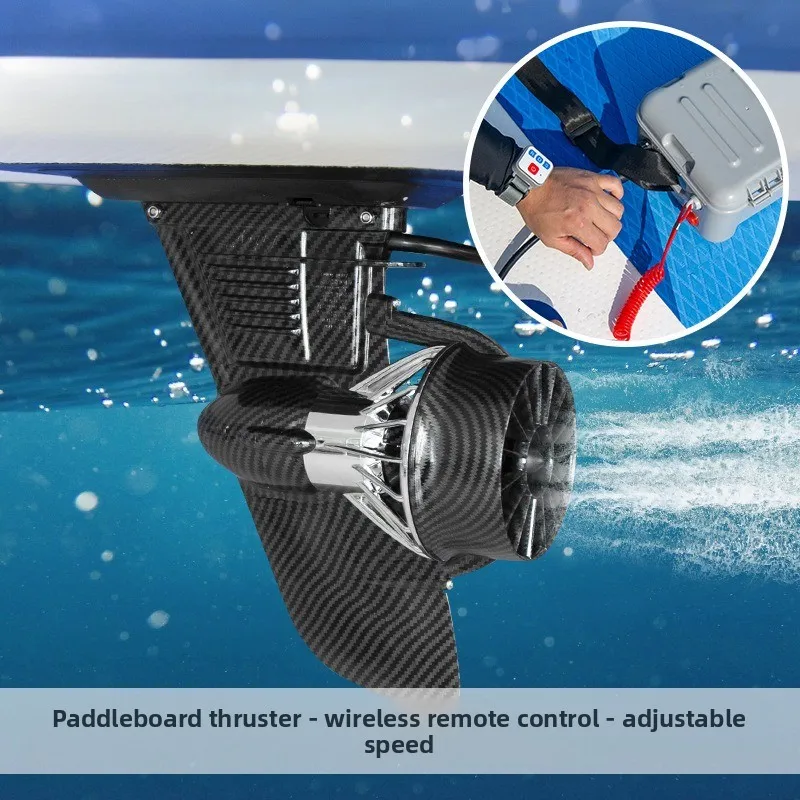 

Power Fin Paddle Board Kayak, Underwater Thruster Electric Surfboard Canoe Lithium Battery Remote Control