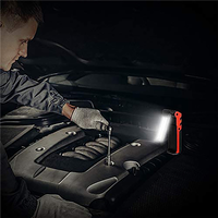 AB66-2X Super Bright COB LED Working Light With Magnetic Base & Hook USB Rechargeable Dimmable Flashlight