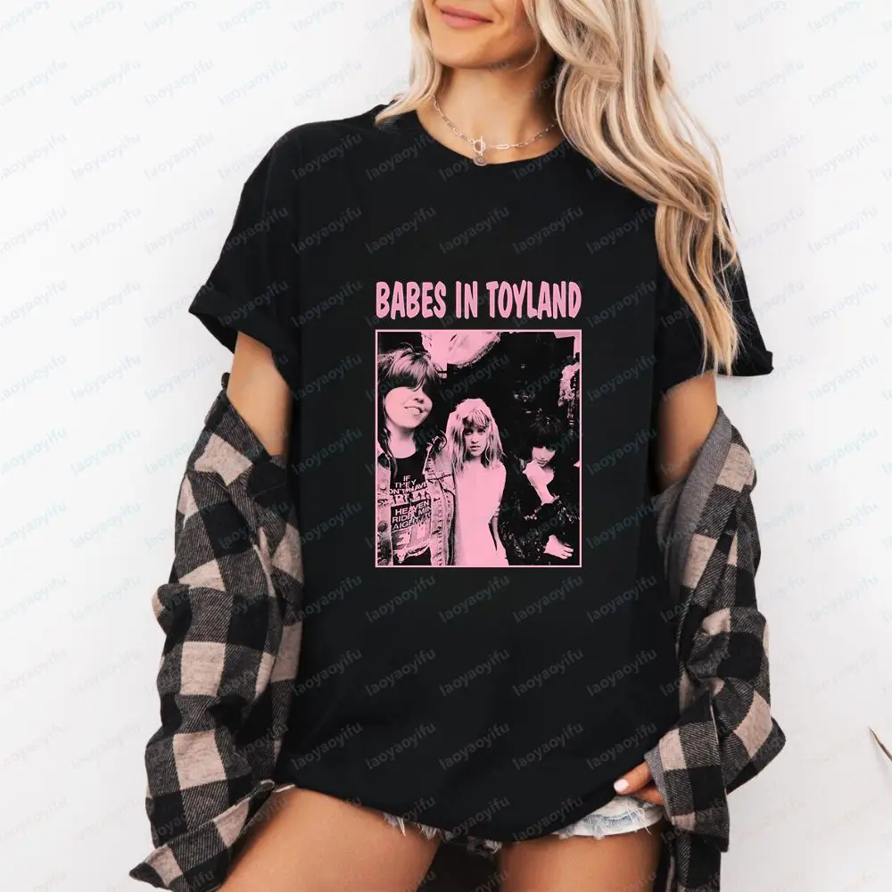 BABES IN TOYLAND Unique Fashion Casual Multi-purpose Long-Sleeved T-shirt for Both Men and Women with Round Neck