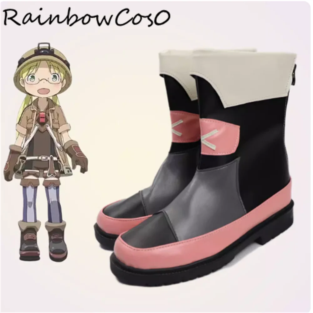 

Обувь для косплея Riko MADE IN ABYSS, ботинки для игр, аниме, Хэллоуина, Рождества, RainbowCos0 W5644