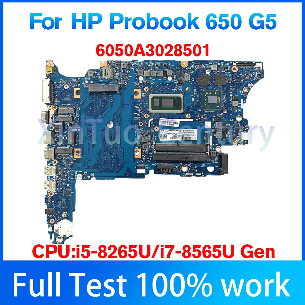 

Материнская плата для ноутбука HP Probook 650 G5 6050A 3028501 L58734-601 L58731-601 I5 I7 8-я материнская плата для ноутбука, полностью 100% протестирована, нормально