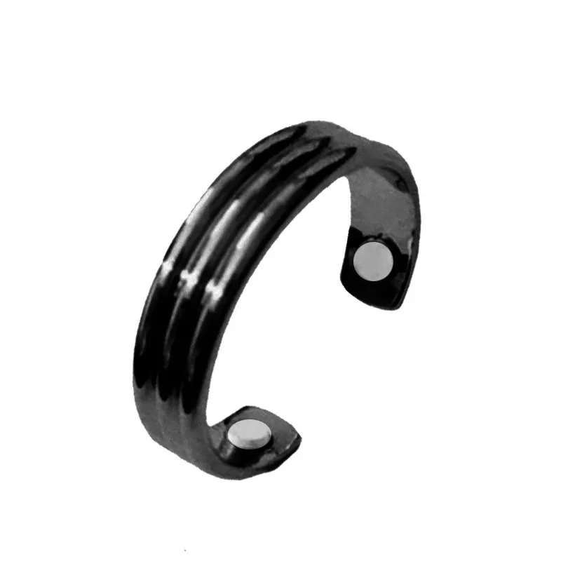 Lymphatic Drainage Therapeutic Magnetic Ring Adjustable Magnetic Therapy Rings Lymphatic Detox Magnetic Ring for Men and Women