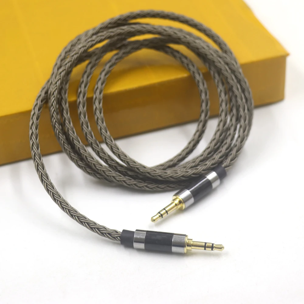 16 Core 7N 3.5mm Jack Audio Cable Jack 3.5mm Male to Male Audio Aux Cable For Phone Headphone Car MP3 Speaker Computer Aux Cord