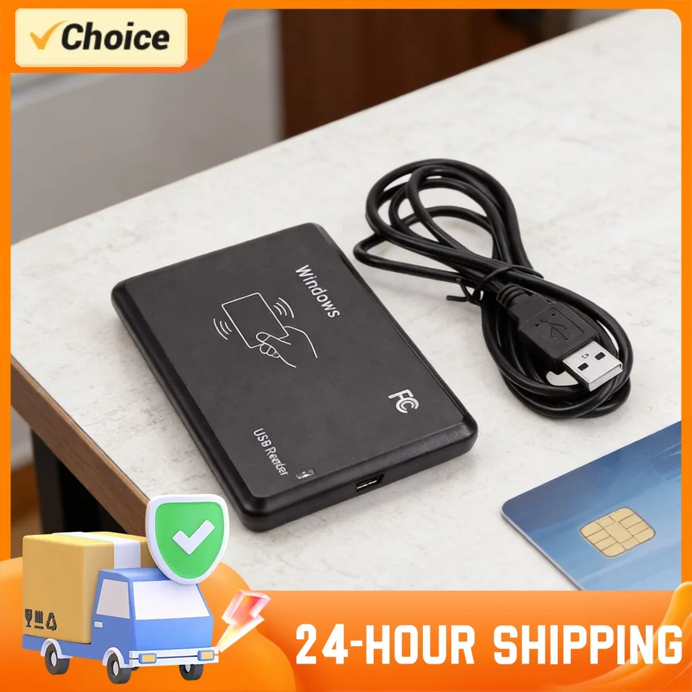 Contactless IC Card Reader Writer with USB Interface Access Control Encrypted Programmer Compatible for Windows Linux MacOS