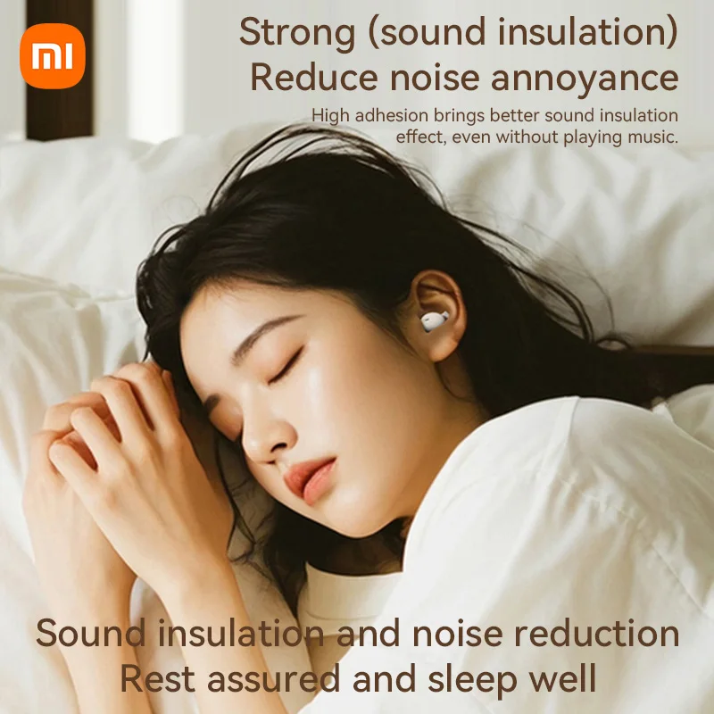 XIAOMI Q26 Pro Sleep Earbuds In Ear Wireless Bluetooth Earphones Noise Cancelling Comfrotable HiFi Stereo Headset Built-In Mic