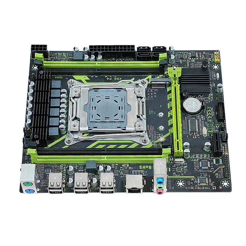 X99 P4 Computer Gaming Motherboard, LGA 2011, 3, E5, V3, V4 CPU, placa gráfica PCIEx16, NVME, M.2 SATA