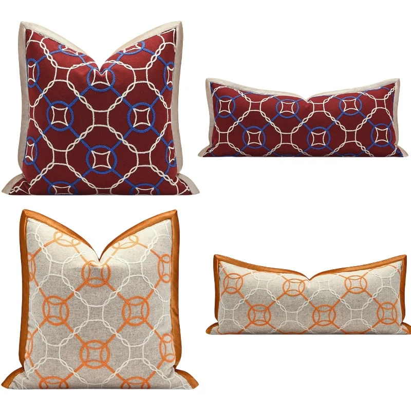 set-di-federe-per-cuscini-con-ricamo-geometrico-moderno--fodere-per-cuscini-con-bordo-a-contrasto--cuscini-decorativi-in-stile-preppy-per-divano-e-camera-da-letto