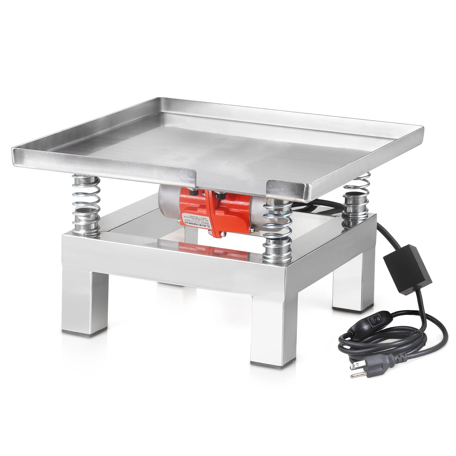 Concrete Vibrating Table Small Vibration Test Bench Test Block Vibration Platform Stainless Steel Mini Vibration Table 3000rpm