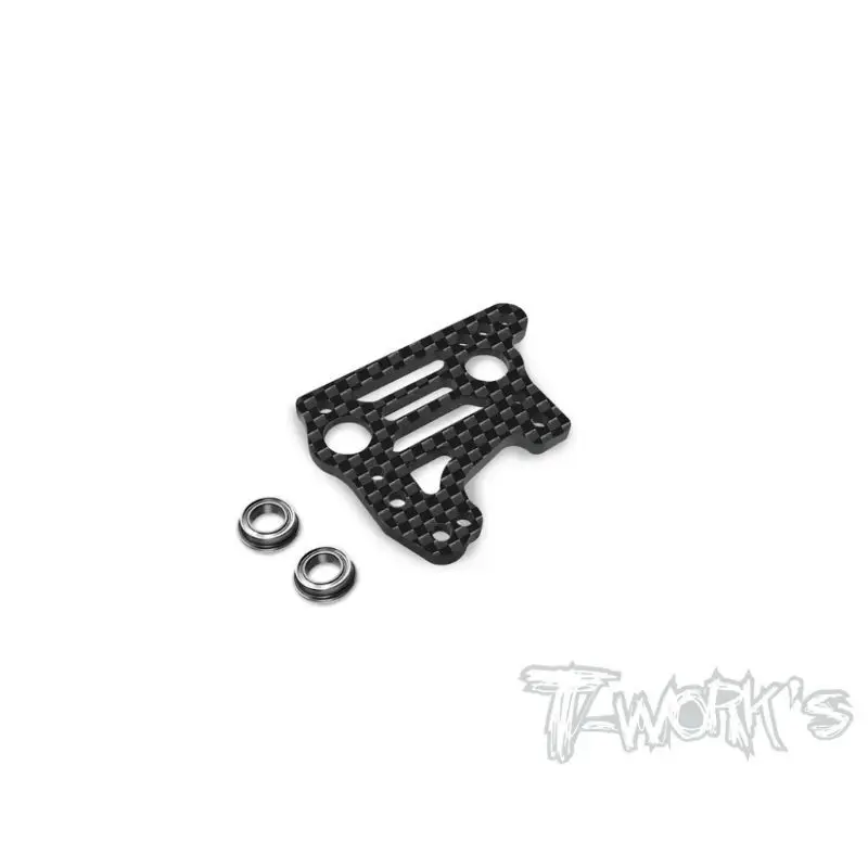 

Original T Works TO-267-MP11 Graphite Center Gearbox Plate With Bearing ( For Kyosho MP11 ) Rc Tool